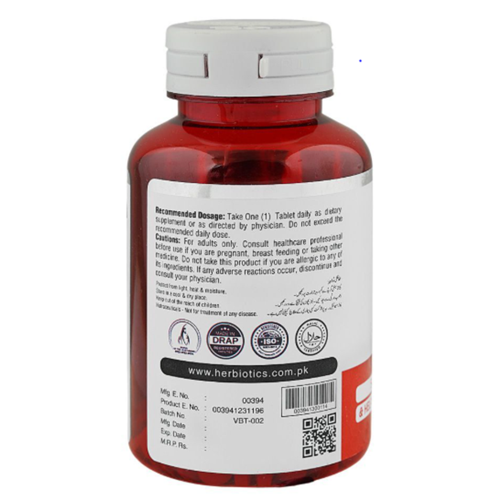 Herbiotics Vitamin B12 2000mcg 60 Tablets