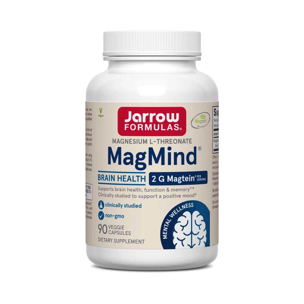 Jarrow Formulas MagMind Magtein Magnesium L-Threonate, 90 Capsules