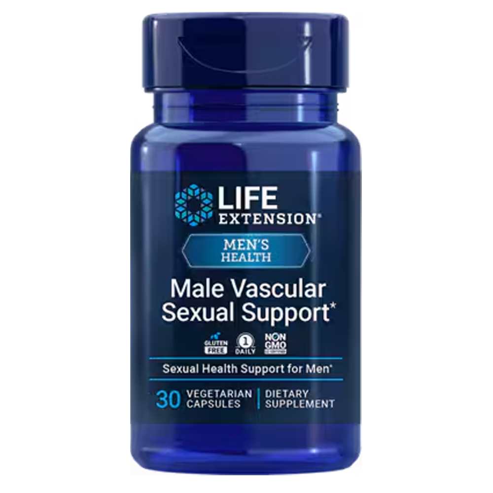 Life Extension Male Vascular Sexual Support 30 vegetarian capsules