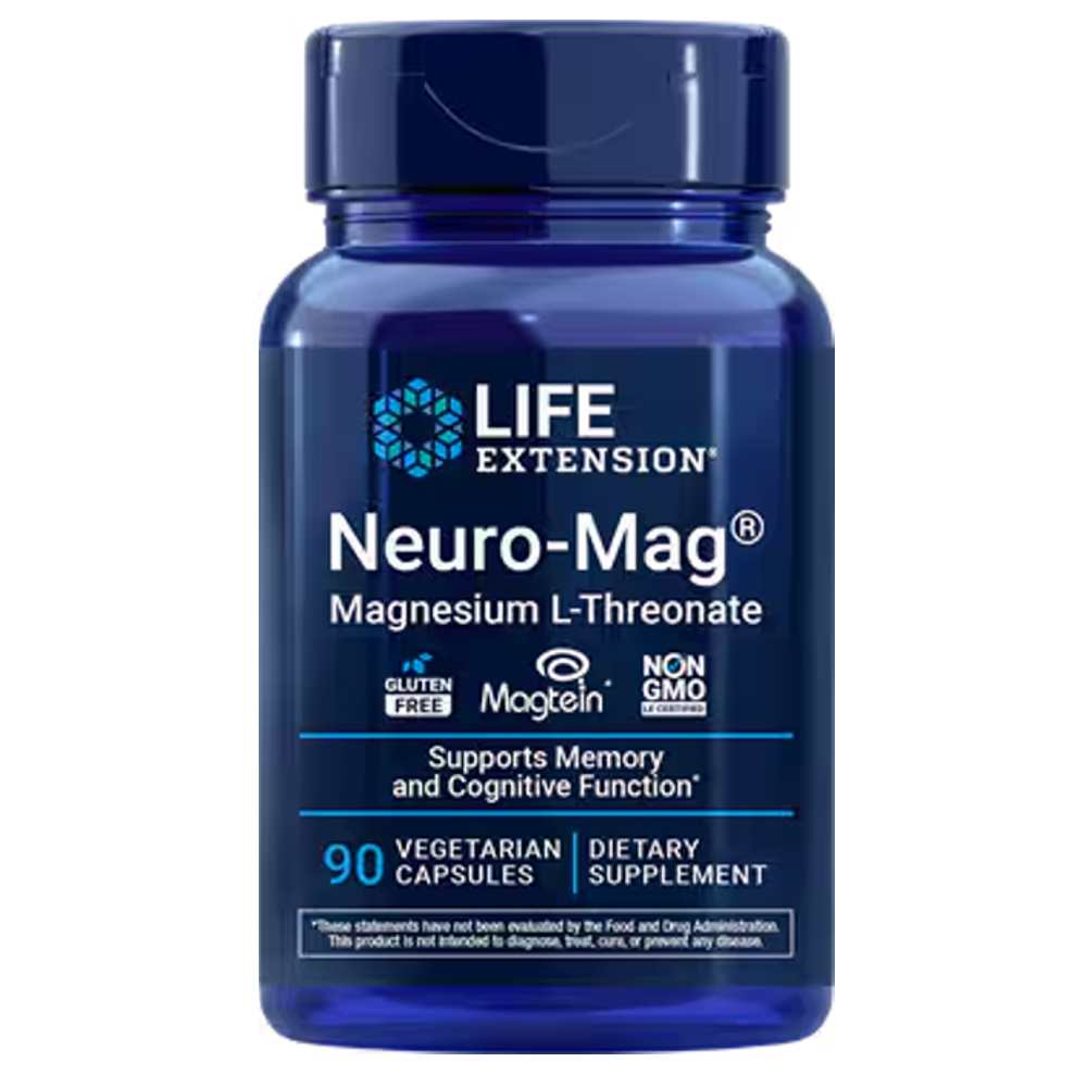 Life Extension Neuro-Mag® Magnesium L-Threonate 90 Vegetarian Capsules
