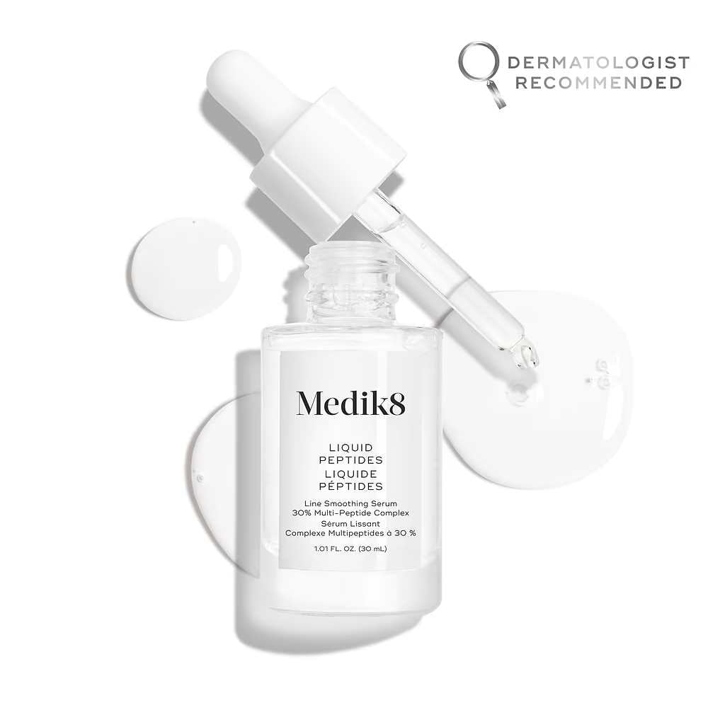Medik8 Liquid Peptides - Multi Peptide Face Serum for Women and Men 30 Ml