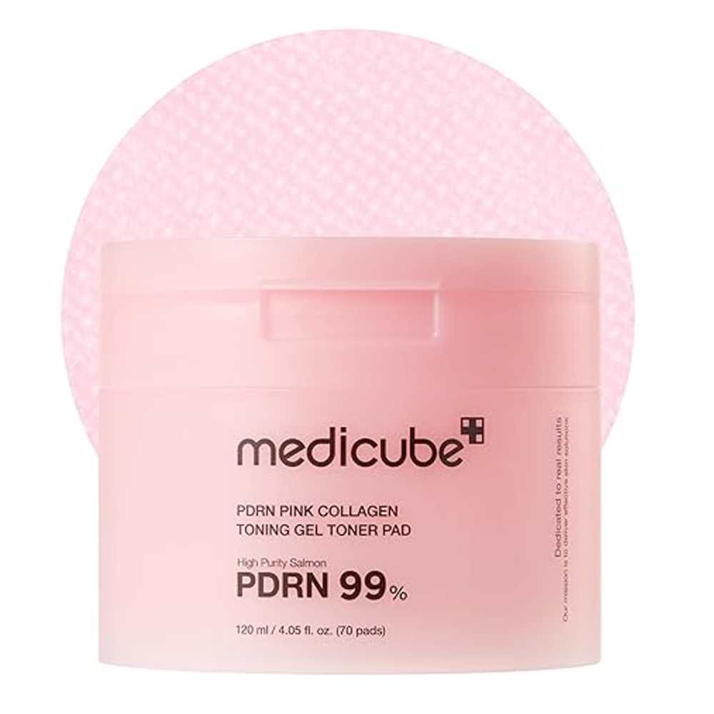 Medicube Pdrn Pink Collagen Toning Gel Toner Pad 70 Sheets