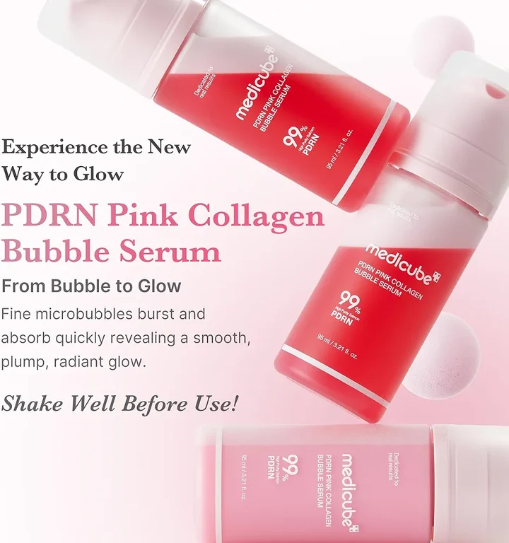 Medicube - PDRN Pink Collagen Bubble Serum 95ml