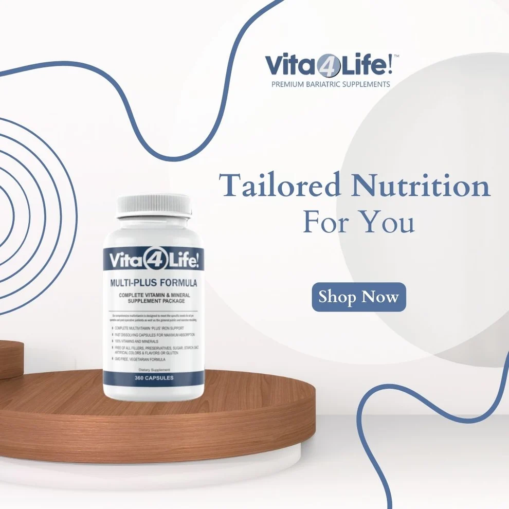 Vita4life! Multi-Plus Bariatric Supplement for Gastric Bypass Patients 360 Caps