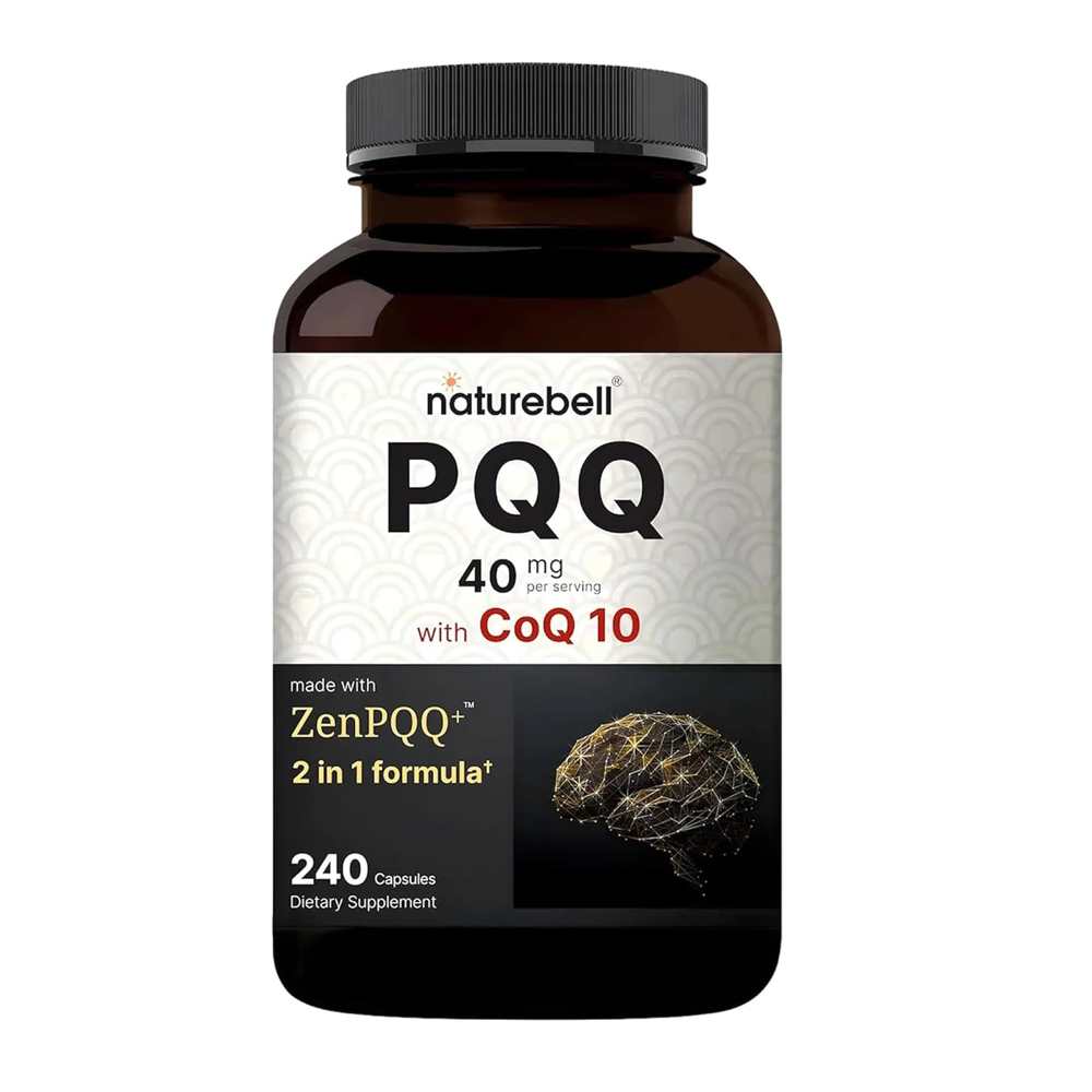 NatureBell PQQ 40mg with CoQ10 10mg, 240 Capsules