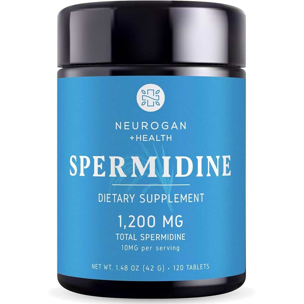 Neurogan Spermidine Supplement - 1200mg 10 Mg per Serving - 120 Tabs