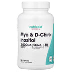 Nutricost Myo Inositol & D-Chiro Inositol for Women, 120 Capsules