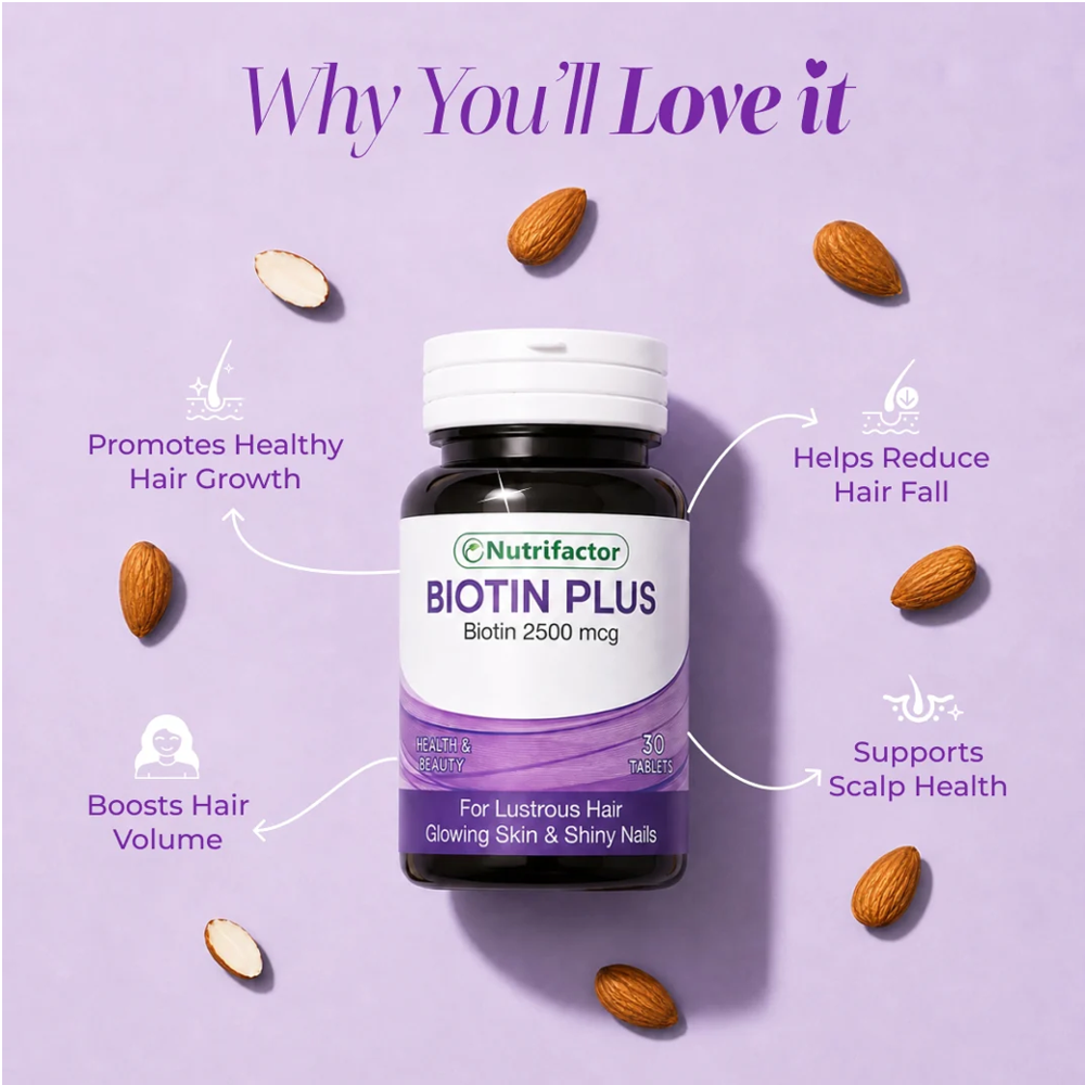 Nutrifactor Biotin Plus 30 Capsules