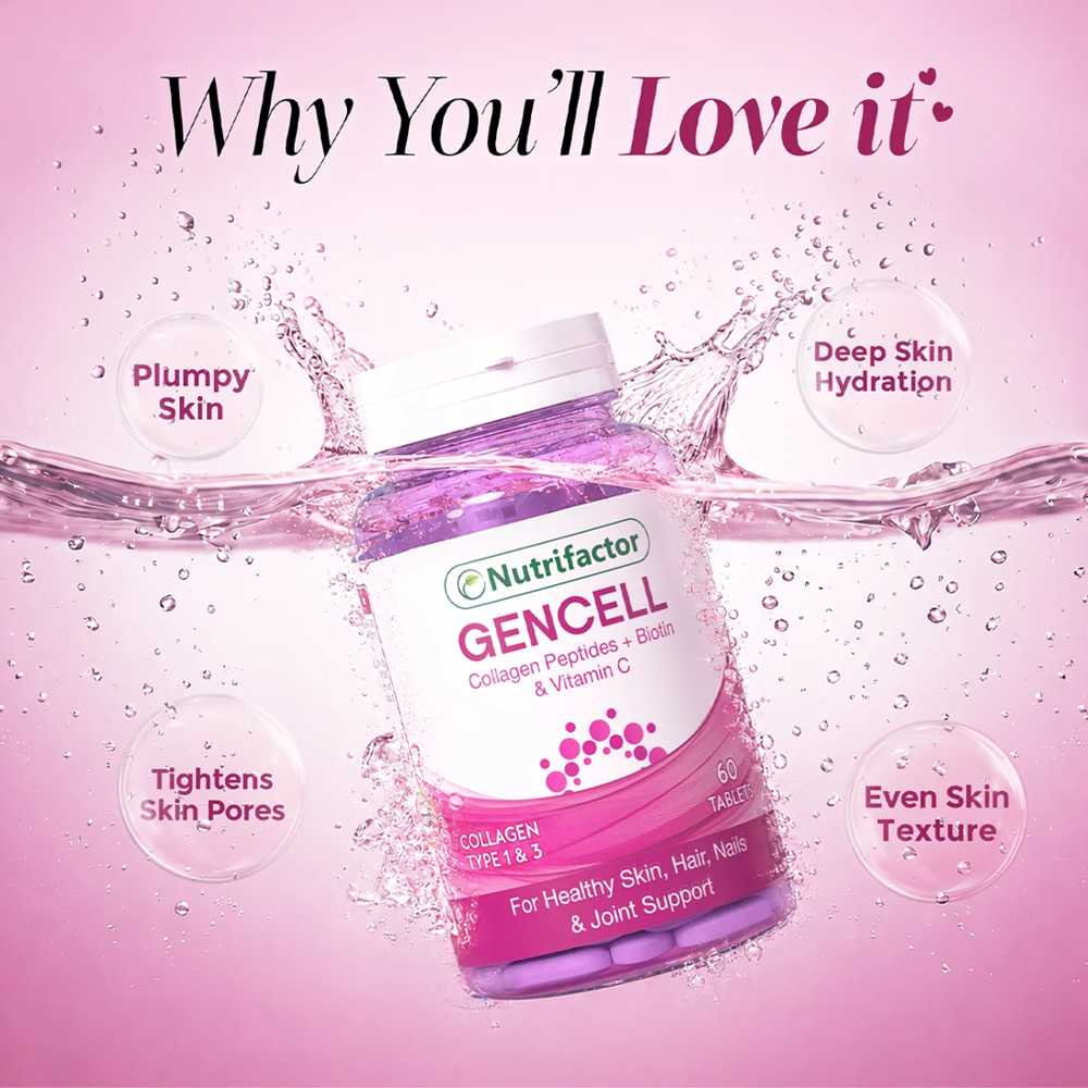 Nutrifactor Gencell Collagen 60 Tablets