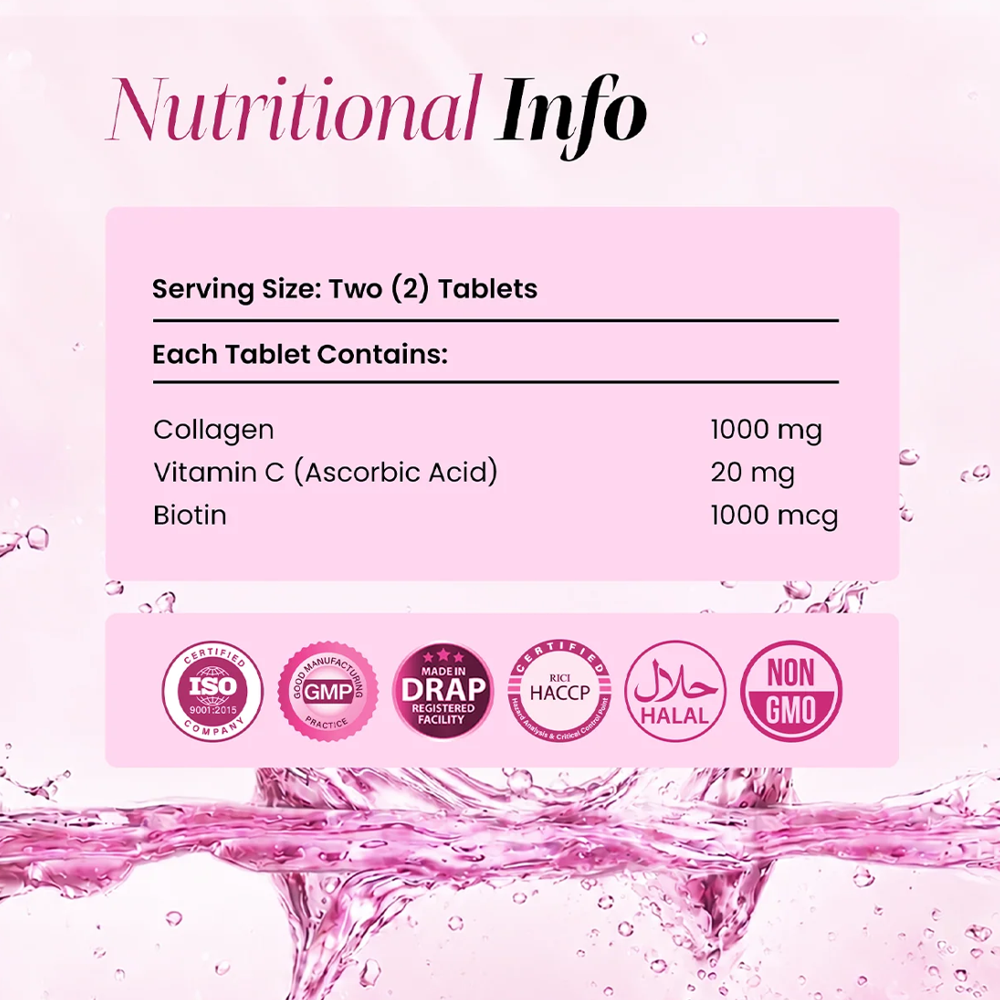 Nutrifactor Gencell Collagen 60 Tablets