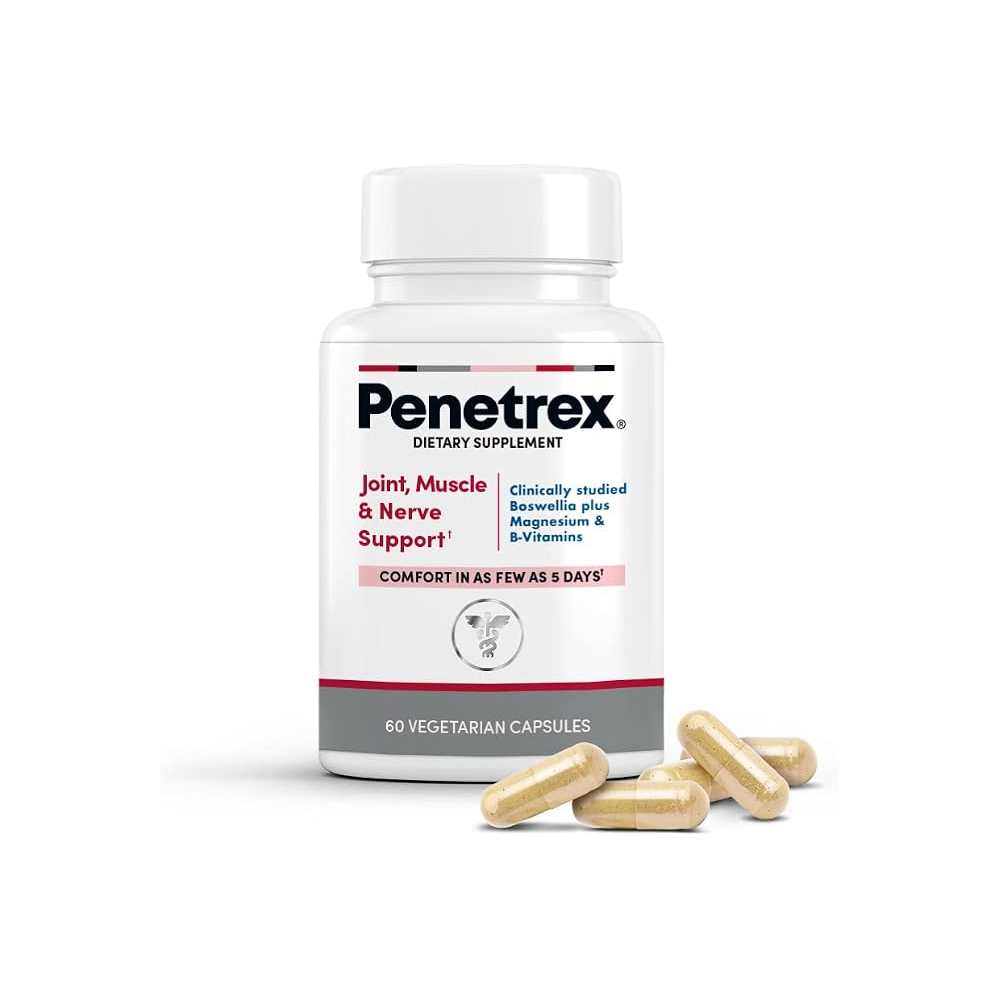 Penetrex Magnesium Glycinate Supplement for Joints, Muscles & Nerves 60 Caps