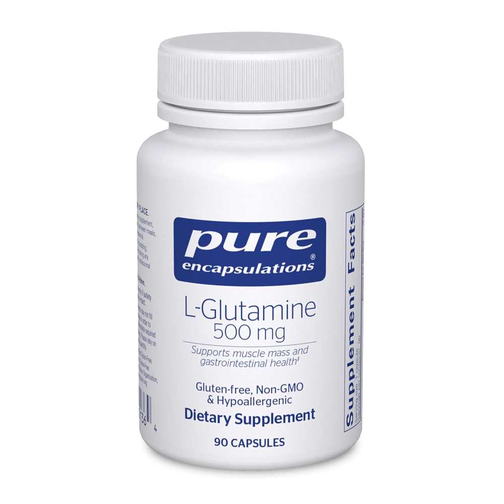 Pure Encapsulations L-Glutamine 500 mg 90 Capsules