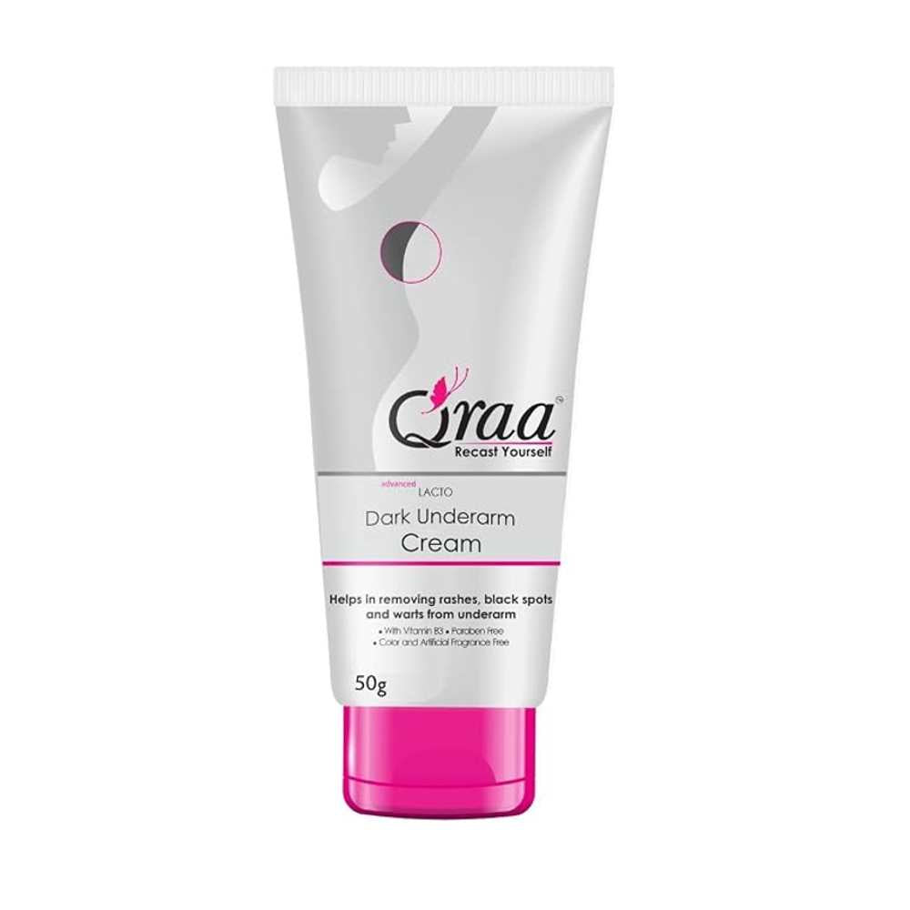 Qraa Advanced Lacto Dark Underarm Cream For Even Toned Underarms 50g