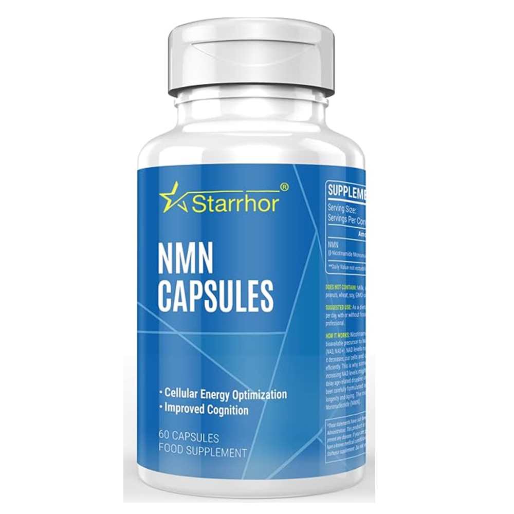 Starehonorr NMN Supplements 500 mg High Strength 60 Capsule