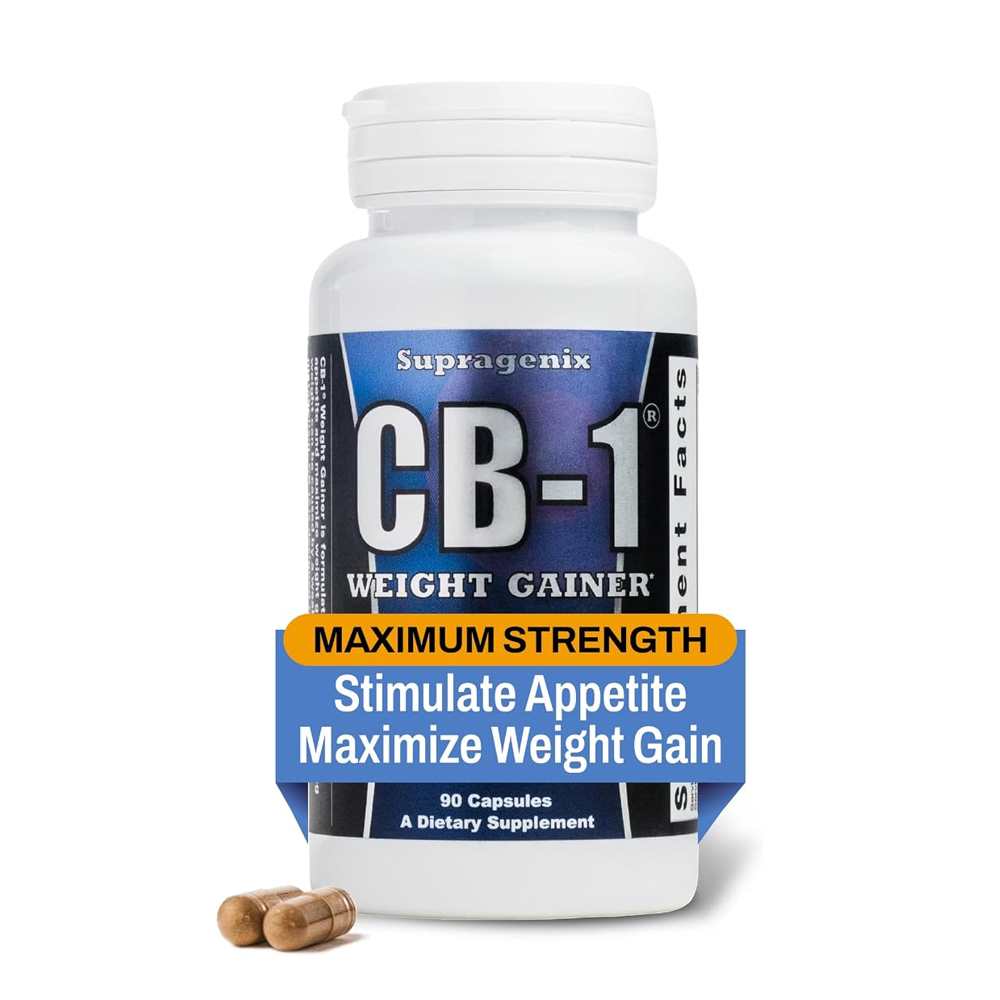 Supragenix CB-1 Weight Gainer Pills  Clinically Tested Appetite Stimulant 90 Caps