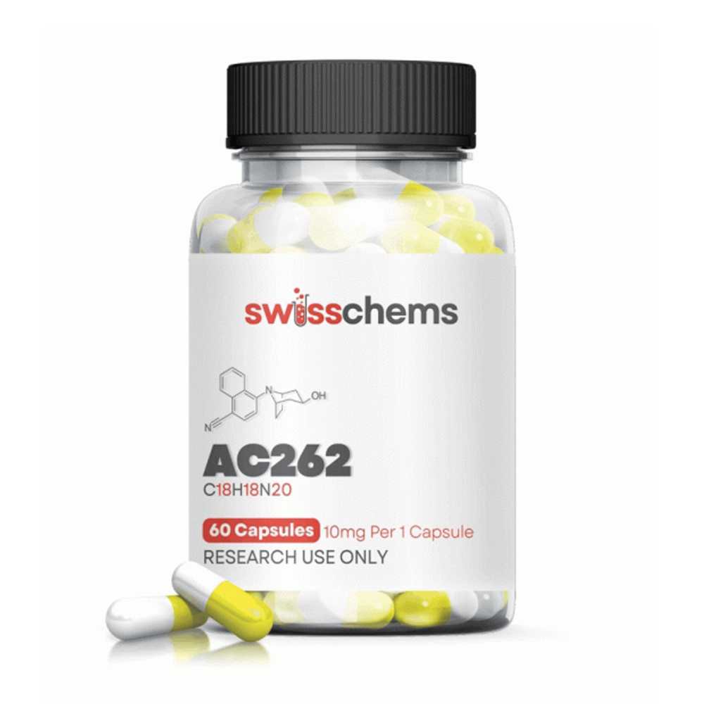 Swiss Chems Ac-262 – 10mg Precision Research Compound 60 Capsules