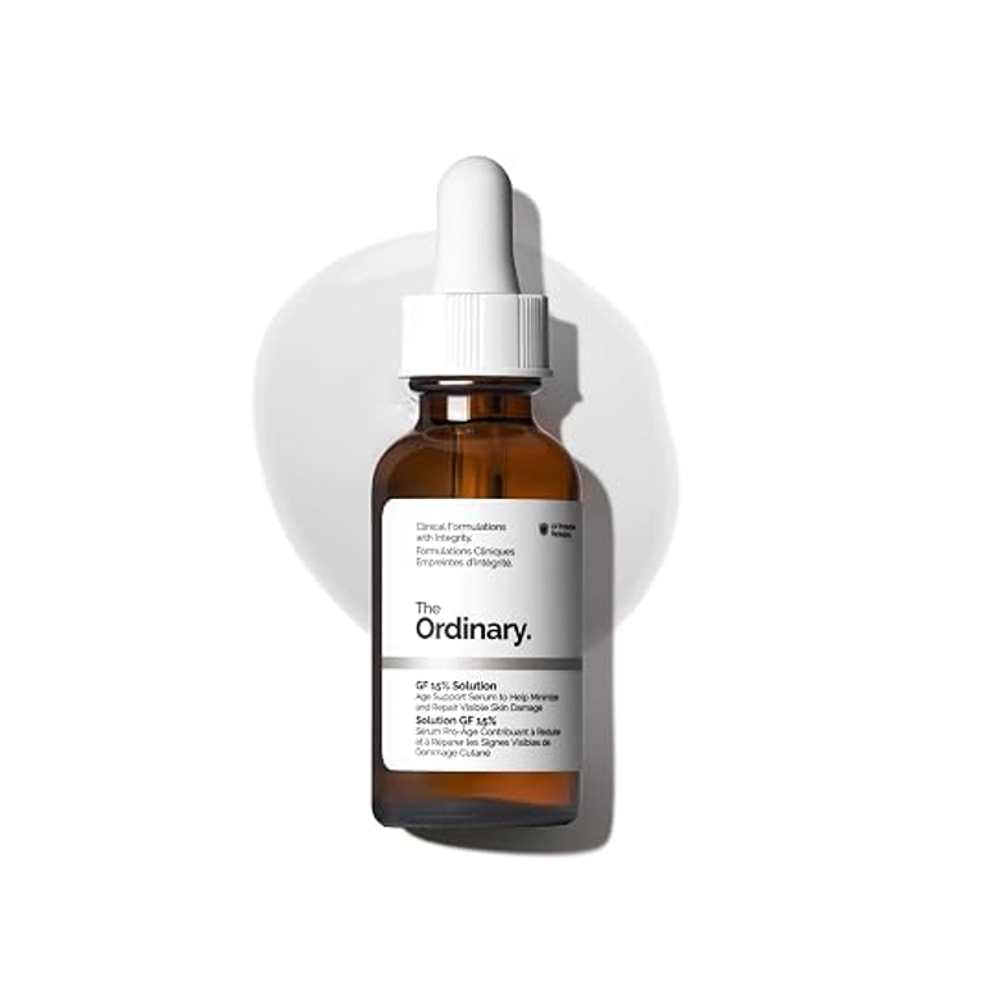 The Ordinary GF 15% Solution, Anti-Aging Formula for Visible Skin & Wrinkle Repair, 1 Fl Oz