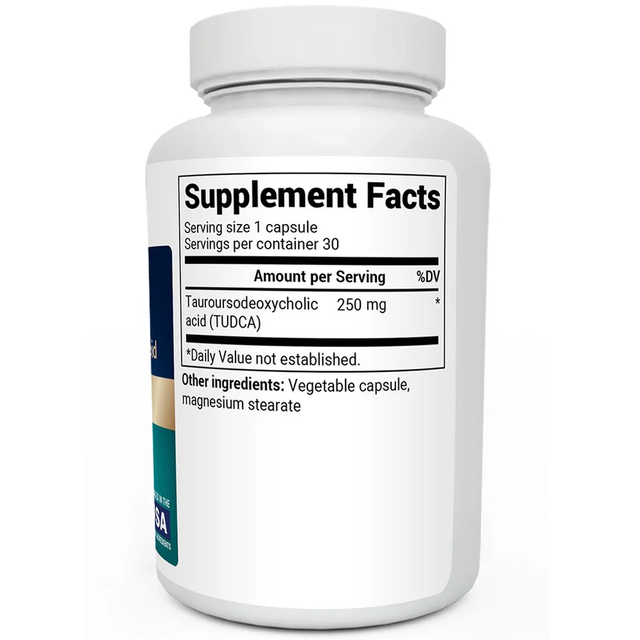 Dr. Berg TUDCA Supplement (Tauroursodeoxycholic Acid) 30 Capsules