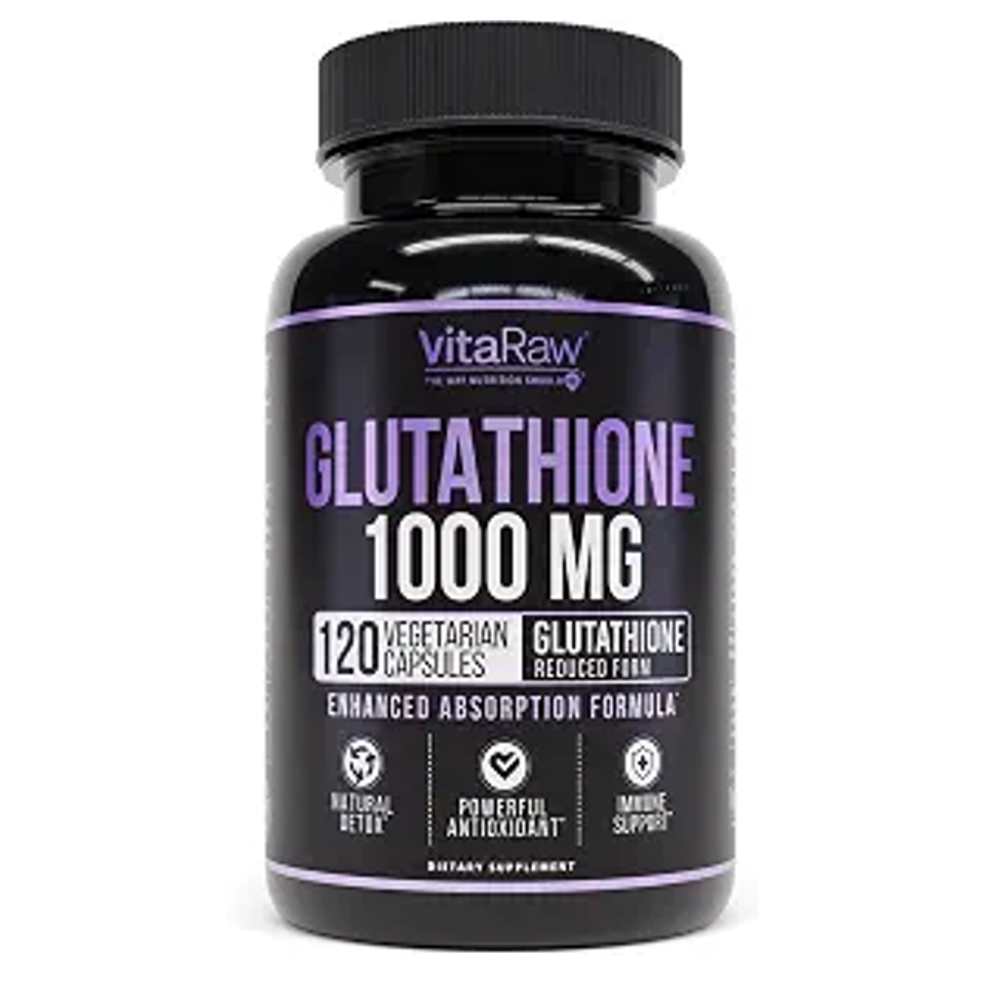 VitaRaw 1000mg Glutathione for Immune Support 120 caps