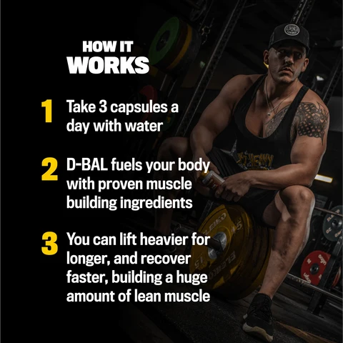 Crazybulk D-BAL Fast Muscle Growth 90 caps