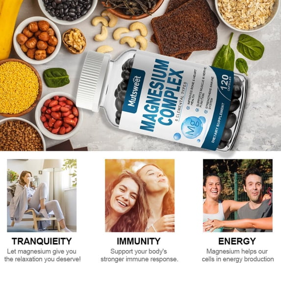Mutsweet Premium Magnesium Complex 120 Capsules